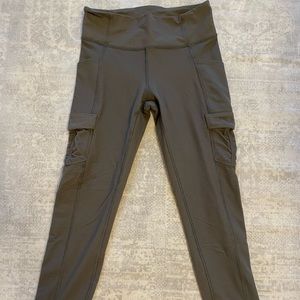 Lululemon Green Cargo Leggings